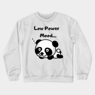 Low Power Mood Lazy Panda T-shirt Crewneck Sweatshirt